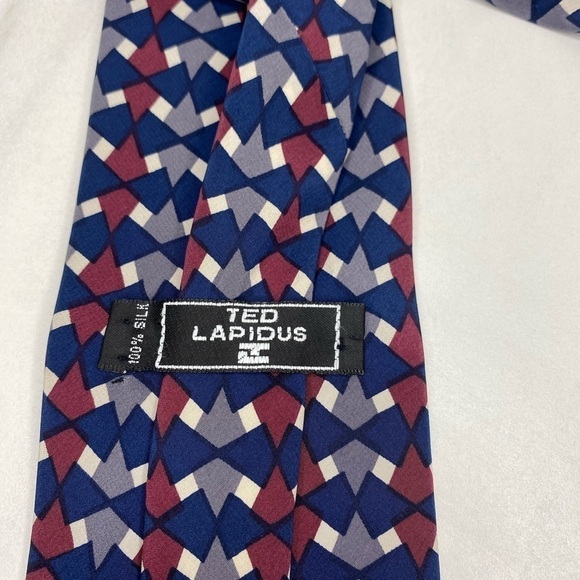 Vintage Ted Lapidus 100% silk necktie - Picture 2 of 2